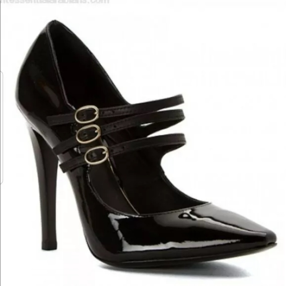 Rachel Zoe Black Patent Leather Heels